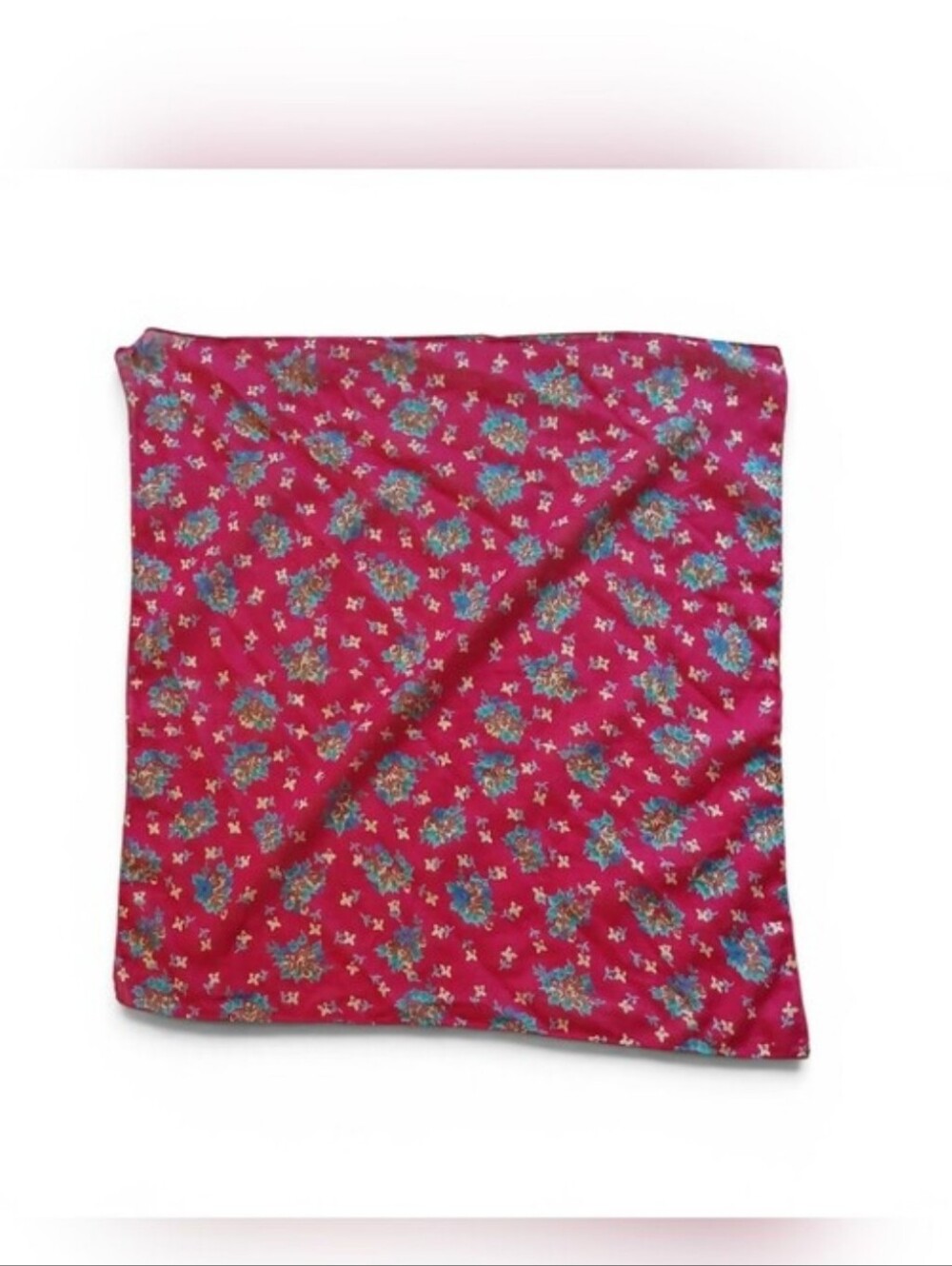 Vintage Bandana | Floral Print Handkerchief
